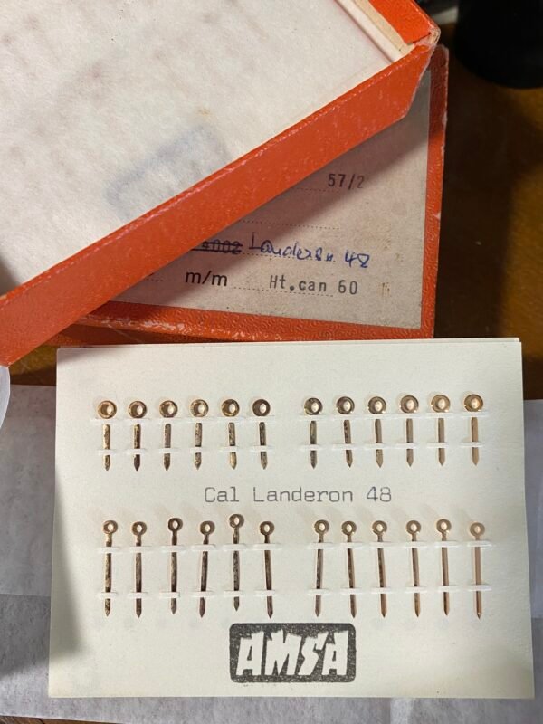 NOS LANDERON 48 CHRONOGRAPH HANDS LOT x12 sets of hour and minute hands
