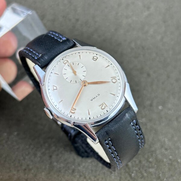 VINTAGE CYMA NOS SWISS WATCH MANUAL WIND MOVEMENT MINT CONDITION - Image 5