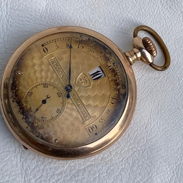 OLD AND RARE MODERNISTA JUMP HOUR TAXI POCKET WATCH - Image 4