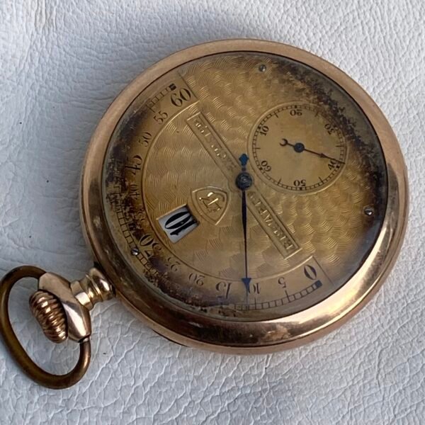 OLD AND RARE MODERNISTA JUMP HOUR TAXI POCKET WATCH - Image 3