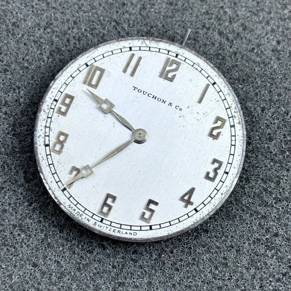 TOUCHON & Co ULTRA THIN HIGH GRADE POCKET WATCH MOVEMENT 19 JEWELS - Image 2