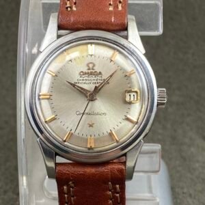 Rare VINTAGE OMEGA CONSTELLATION SWISS WATCH AUTOMATIC MOVEMENT GOLD MEDAILLON