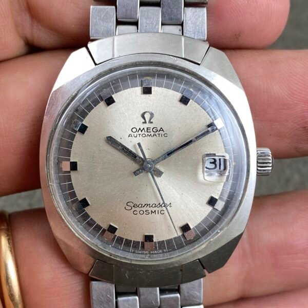 OLD OMEGA SEAMASTER COSMIC AUTOMATIC WATCH ORIGINAL TWO TONE DIAL