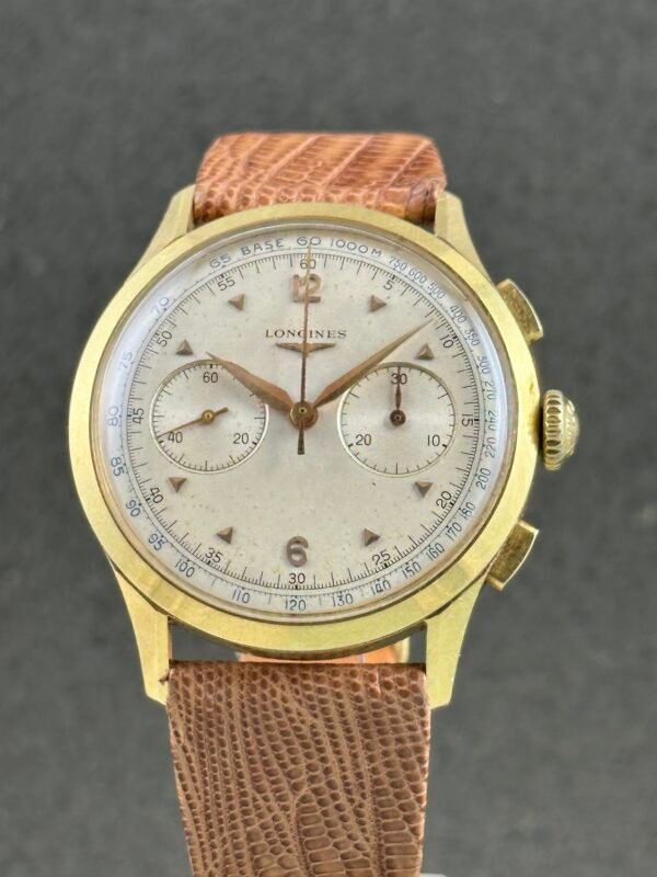 Longines 30Ch Chronograph Ref.5167 Rare 18k Gold - Image 4