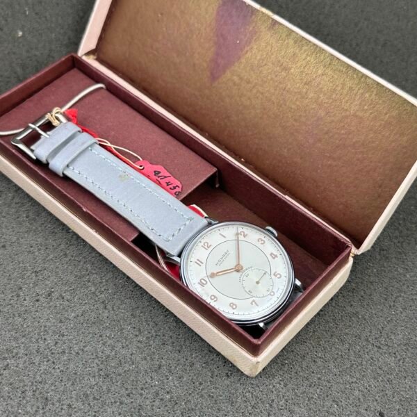 Antique JUMBO BIG 38MM 1940 NOS MONRAY swiss Watch AS1130 movement - Image 3