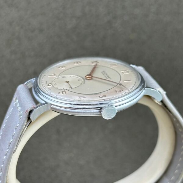 Antique JUMBO BIG 38MM 1940 NOS MONRAY swiss Watch AS1130 movement - Image 8