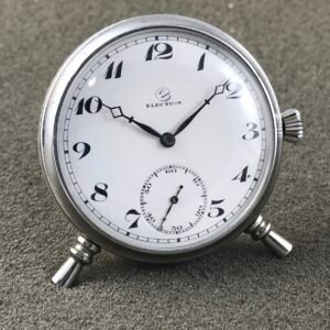 RARE ART DECO ELECTION SWISS DESK CLOCK POCKET WATCH MOVEMENT