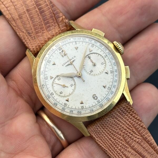Longines 30Ch Chronograph Ref.5167 Rare 18k Gold - Image 12