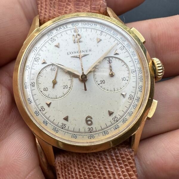 Longines 30Ch Chronograph Ref.5167 Rare 18k Gold - Image 6