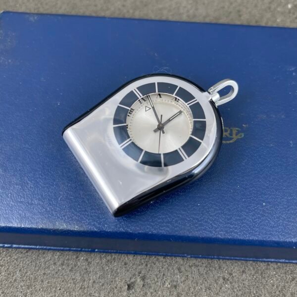 VINTAGE JAEGER LECOULTRE MEMOVOX ALARM POCKET WATCH TRAVEL BOX MINT CONDITION - Image 7