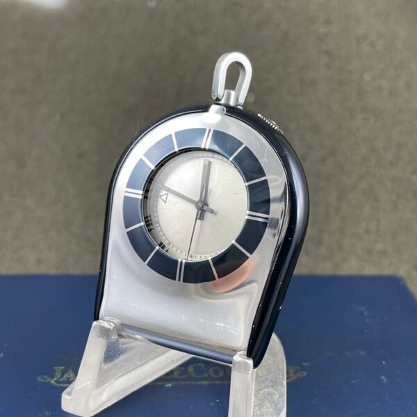 VINTAGE JAEGER LECOULTRE MEMOVOX ALARM POCKET WATCH TRAVEL BOX MINT CONDITION - Image 6