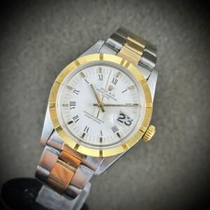 VINTAGE ROLEX SWISS WATCH SS AND GOLD AUTOMATIC WATCH