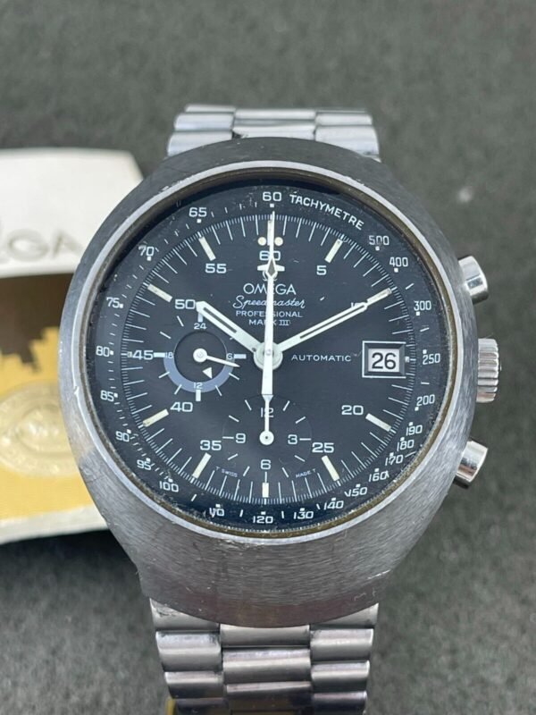 OLD OMEGA SPEEDMASTER MARK III AUTOMATIC CHRONOGRAPH WATCH WITH PAPERS