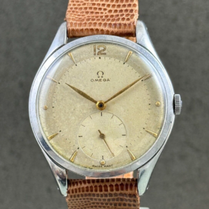 ANTIQUE OMEGA JUMBO 38mm SWISS WATCH ORIGINAL DIAL CAL 265 REF 2505-4