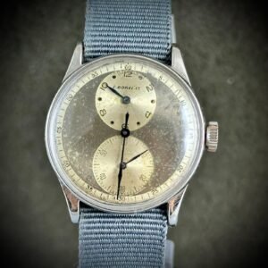 VINTAGE RARE ERNEST BOREL FHF 200 REGULATOR HIGH GRADE MOVEMENT 2 TONE DIAL