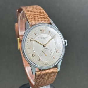 VINTAGE BIG37,5mm Girard Perregaux Watch Manual Wind Movement Textured Dial