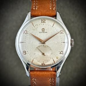 ANTIQUE OMEGA JUMBO 38mm SWISS WATCH ORIGINAL DIAL CAL 265 REF 2503